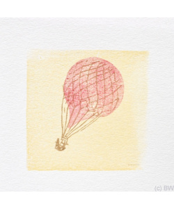 QuadroLino Karte Ballon Quadratische Karte Ballon