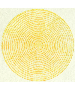 Letterpresskarte GoldenSun