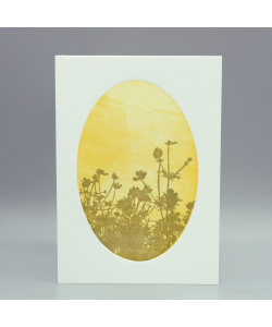 Letterpress Karte
