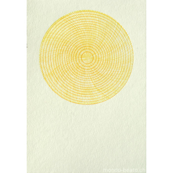 Letterpresskarte GoldenSun