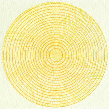 Letterpresskarte GoldenSun