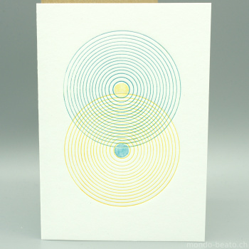 Letterpresskarte Verbundenheit