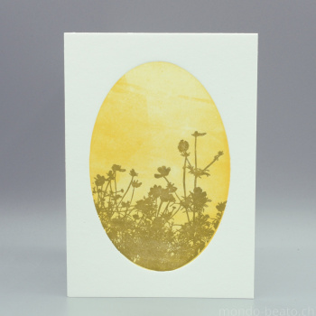 Letterpress Karte