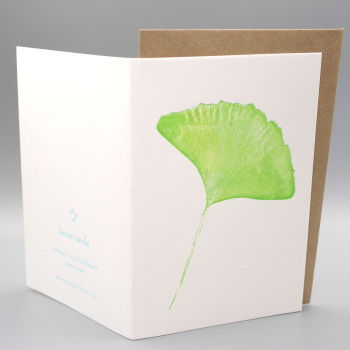 Letterpress Ginkgo