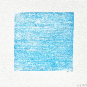 Linoldruck Kare Ocean
